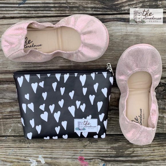 Special Edition Blush Shimmer Storehouse Flats - Picture 7 of 8